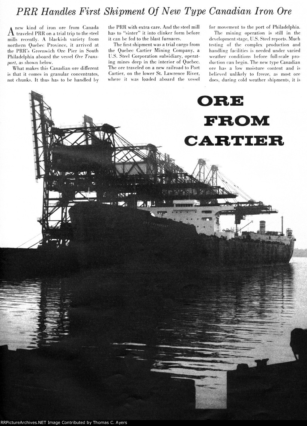 PRR "Ore From Cartier," Page 5, 1961